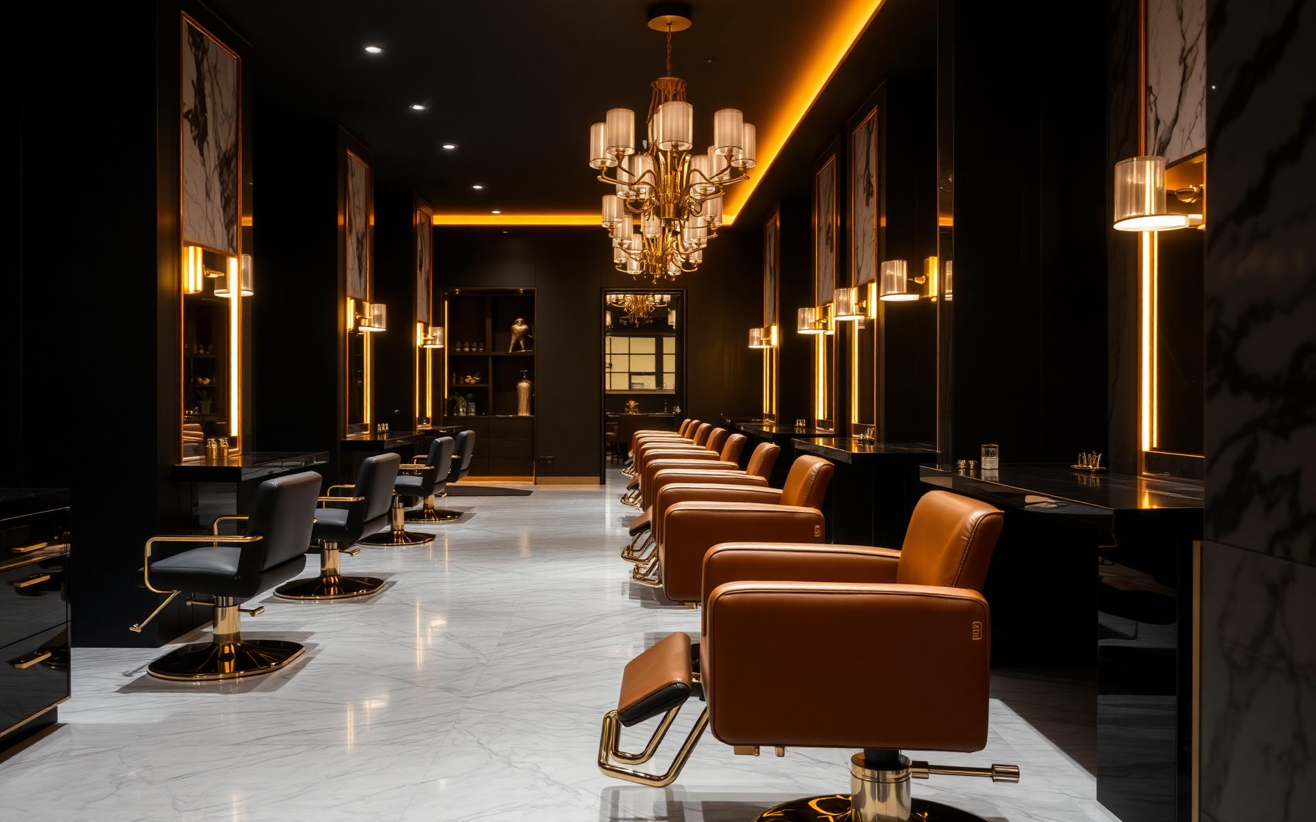 The Mirror Room salon interior